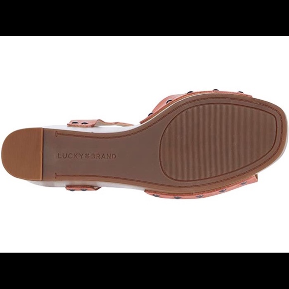 NIB Lucky Brand Zashti Wedge Sandals - Picture 6 of 13